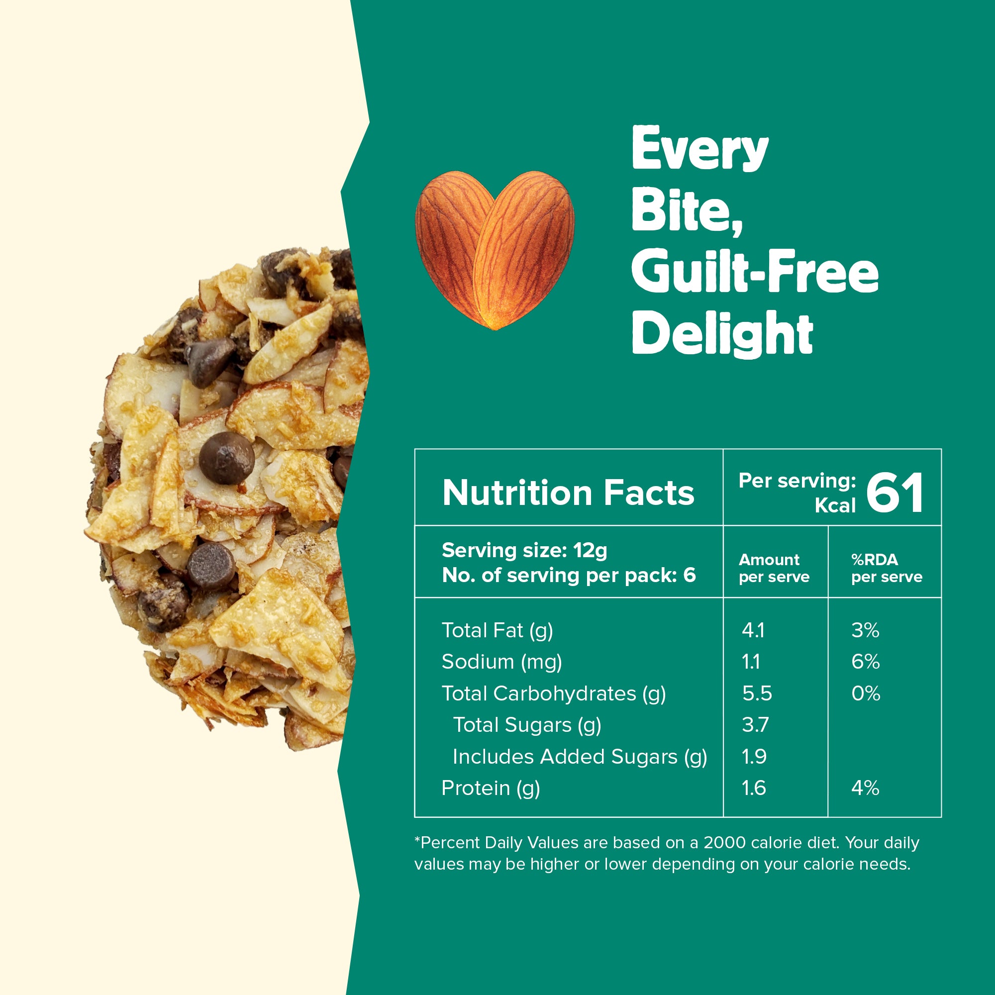 Coconut Almond Crunch - Pack of 3