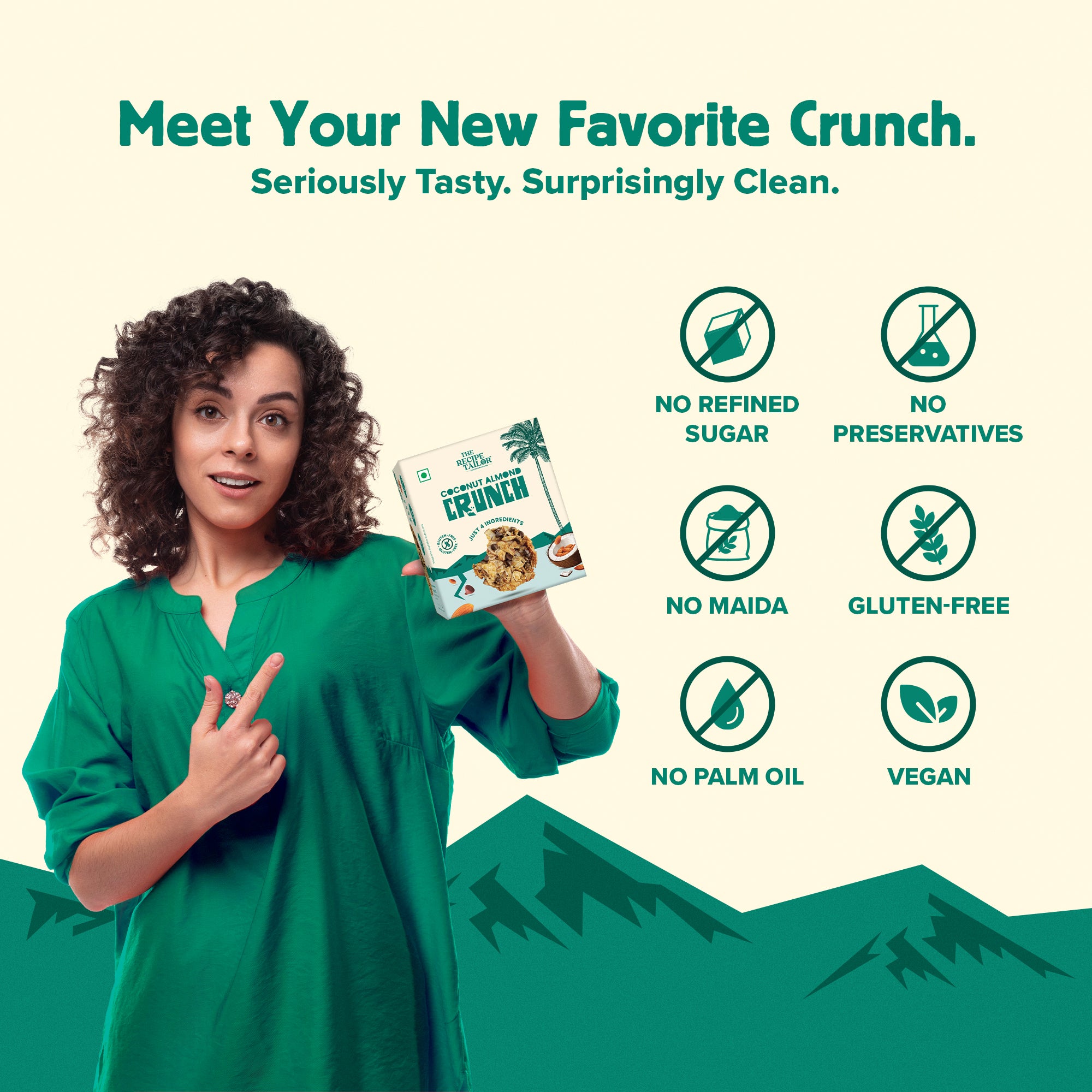 Coconut Almond Crunch - Pack of 3