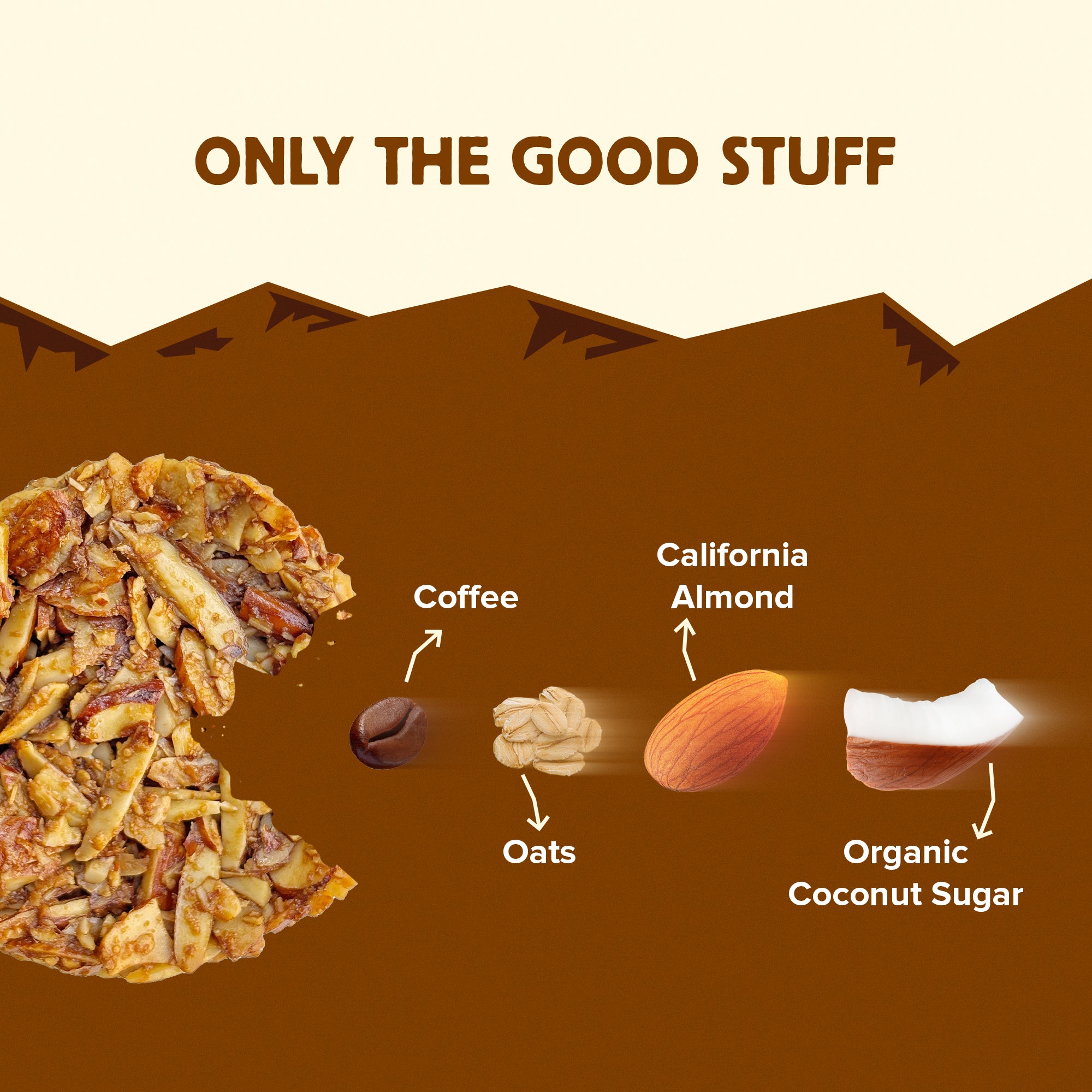 Coffee Almond Crunch - Pack of 3