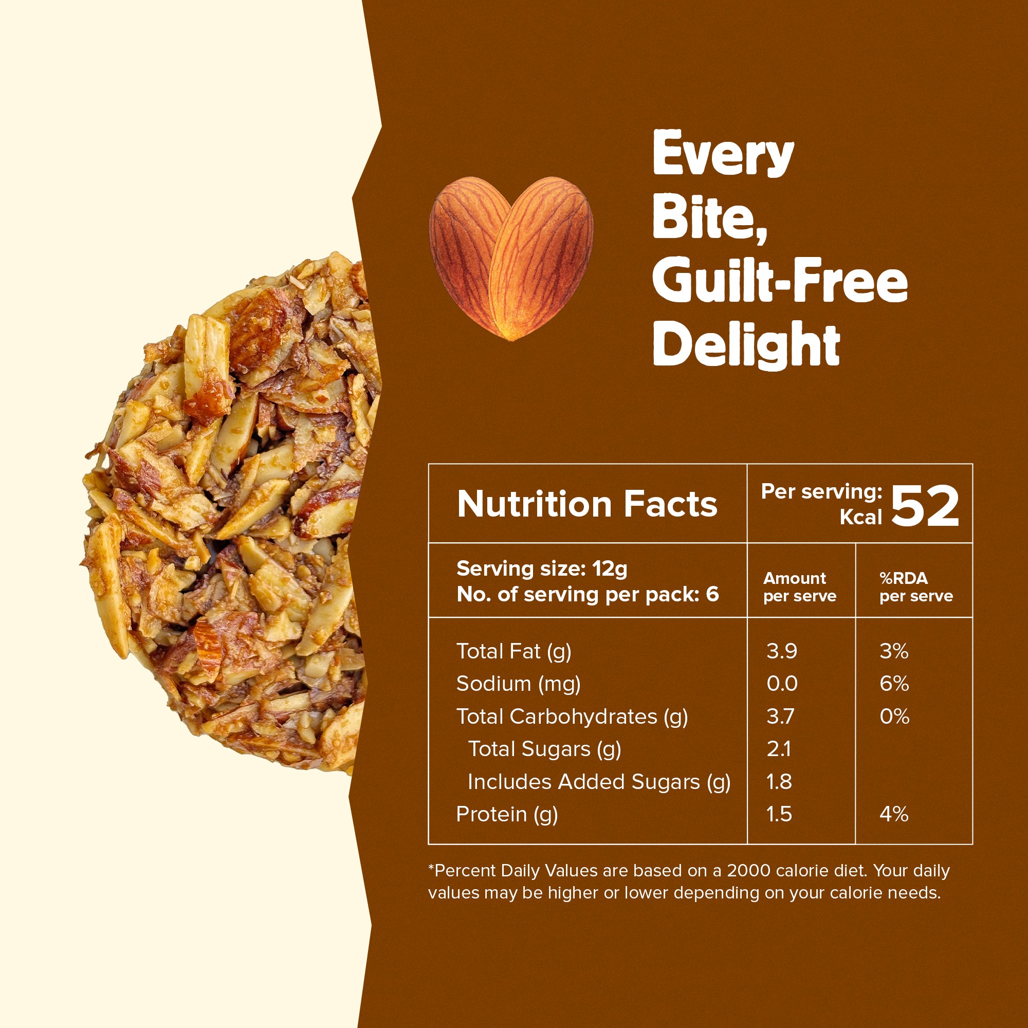 Coffee Almond Crunch - Pack of 3