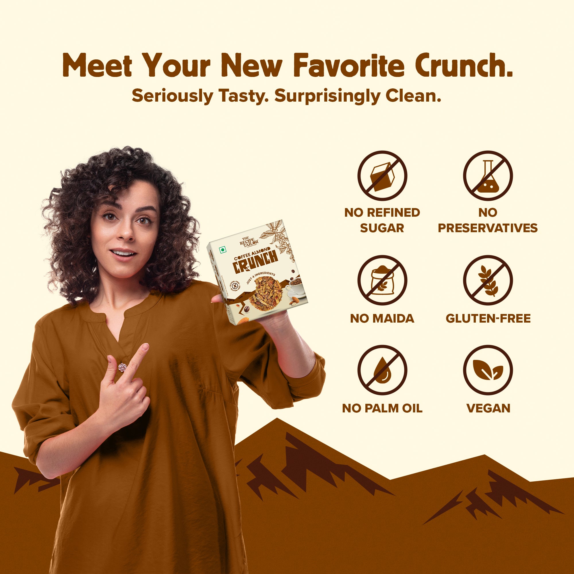 Coffee Almond Crunch - Pack of 3