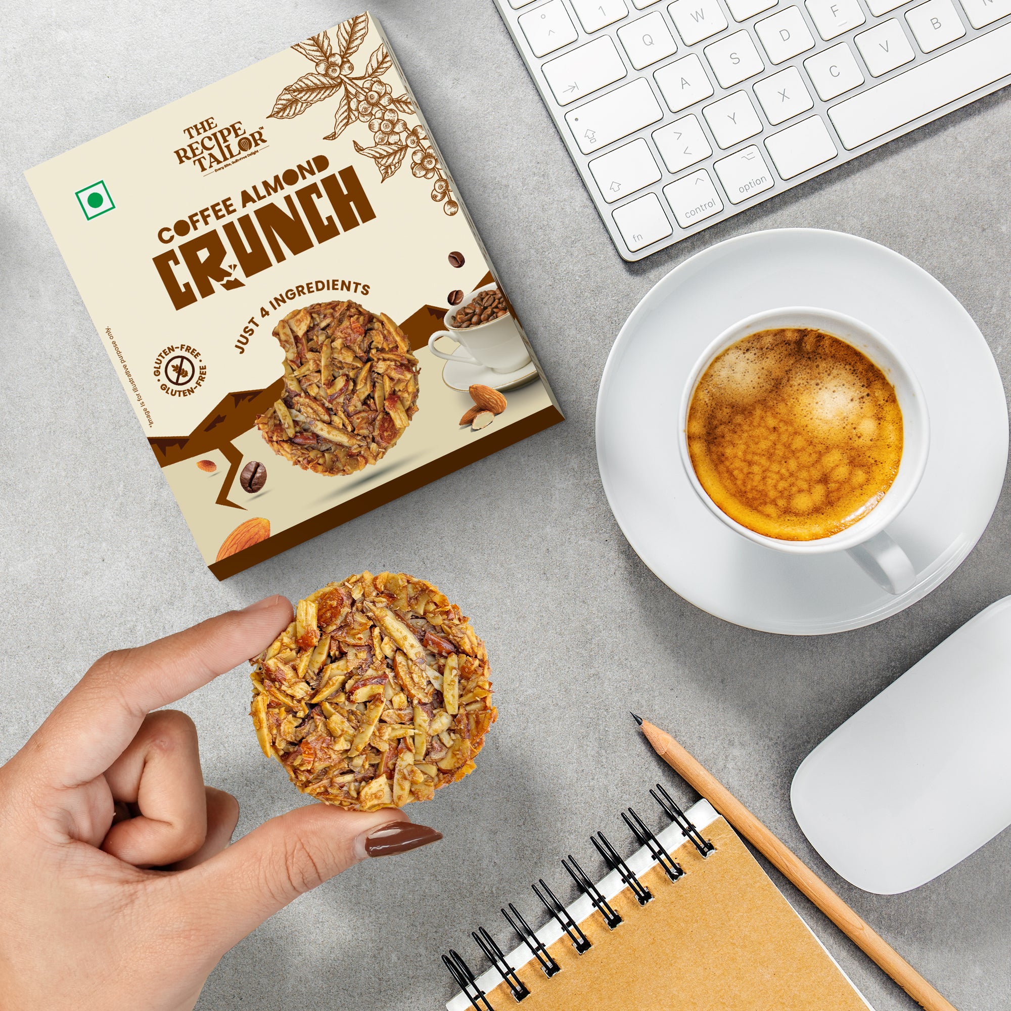 Coffee Almond Crunch - Pack of 3