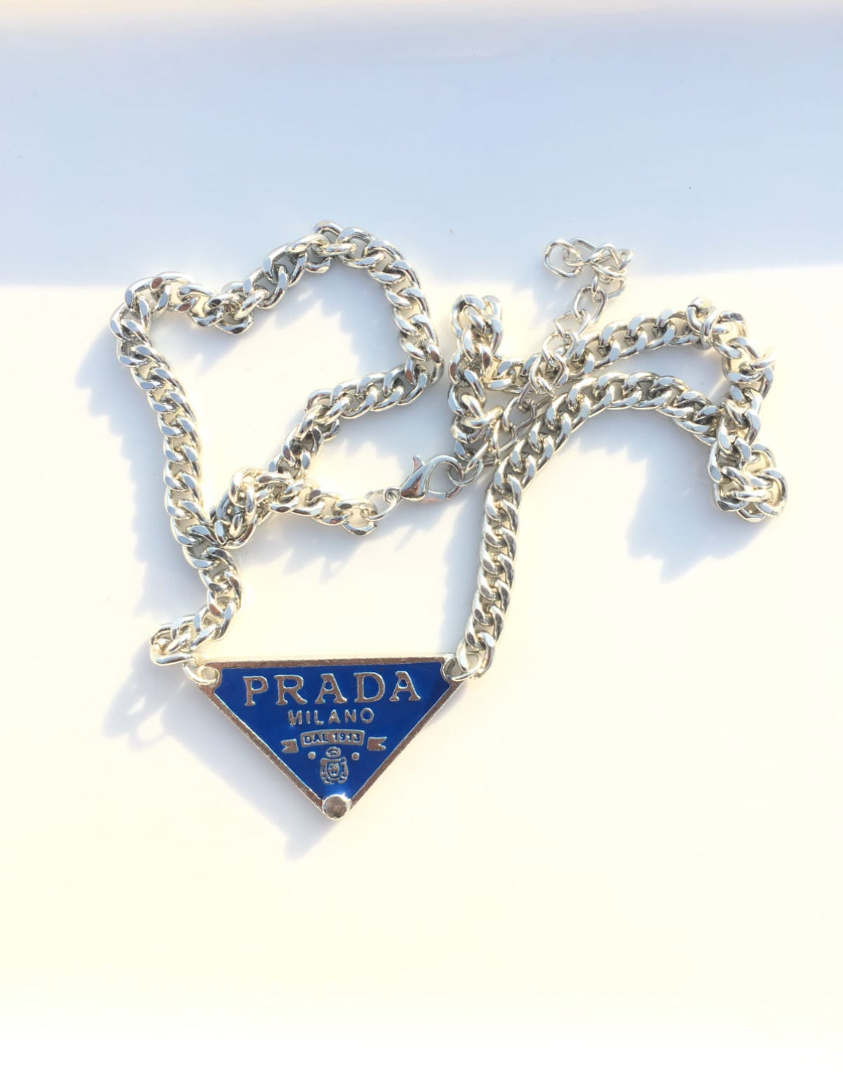 Blue Prada Necklace