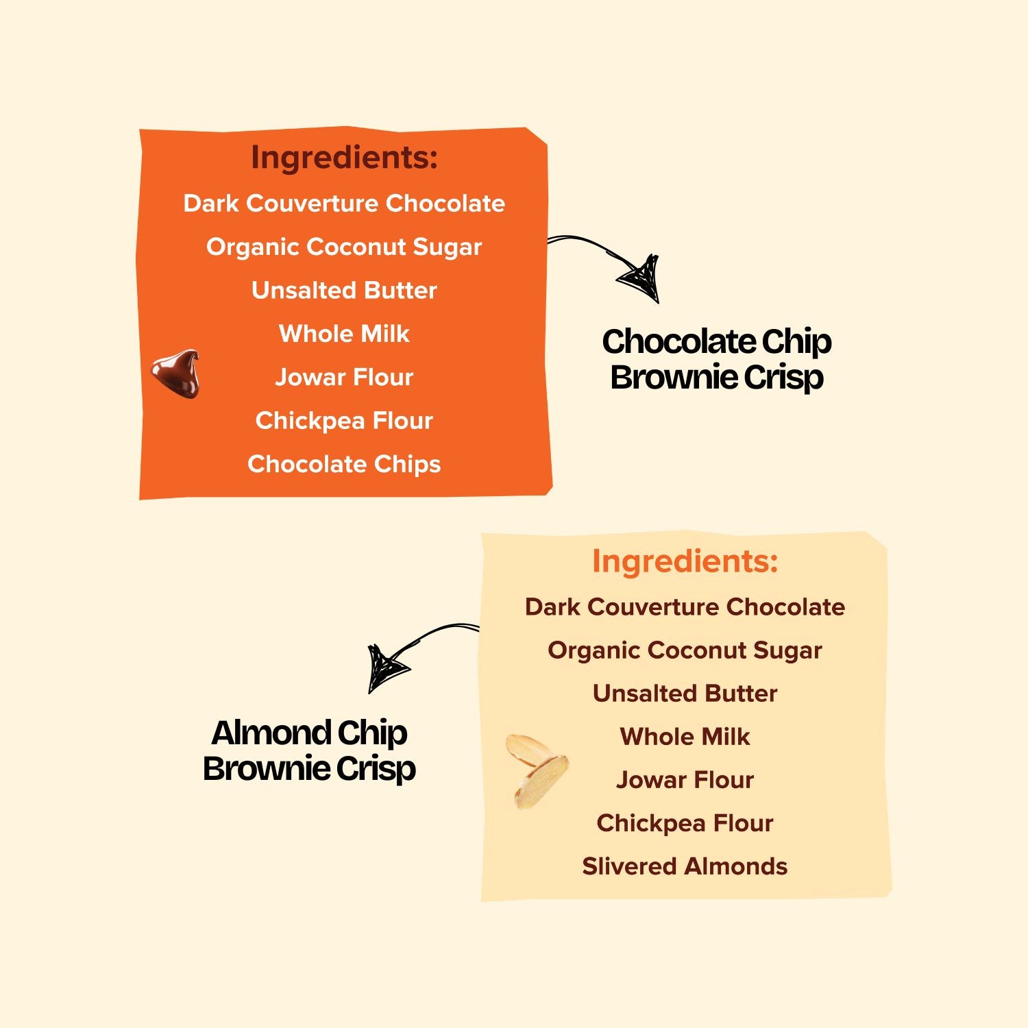 Brownie Crisps - Pack of 2