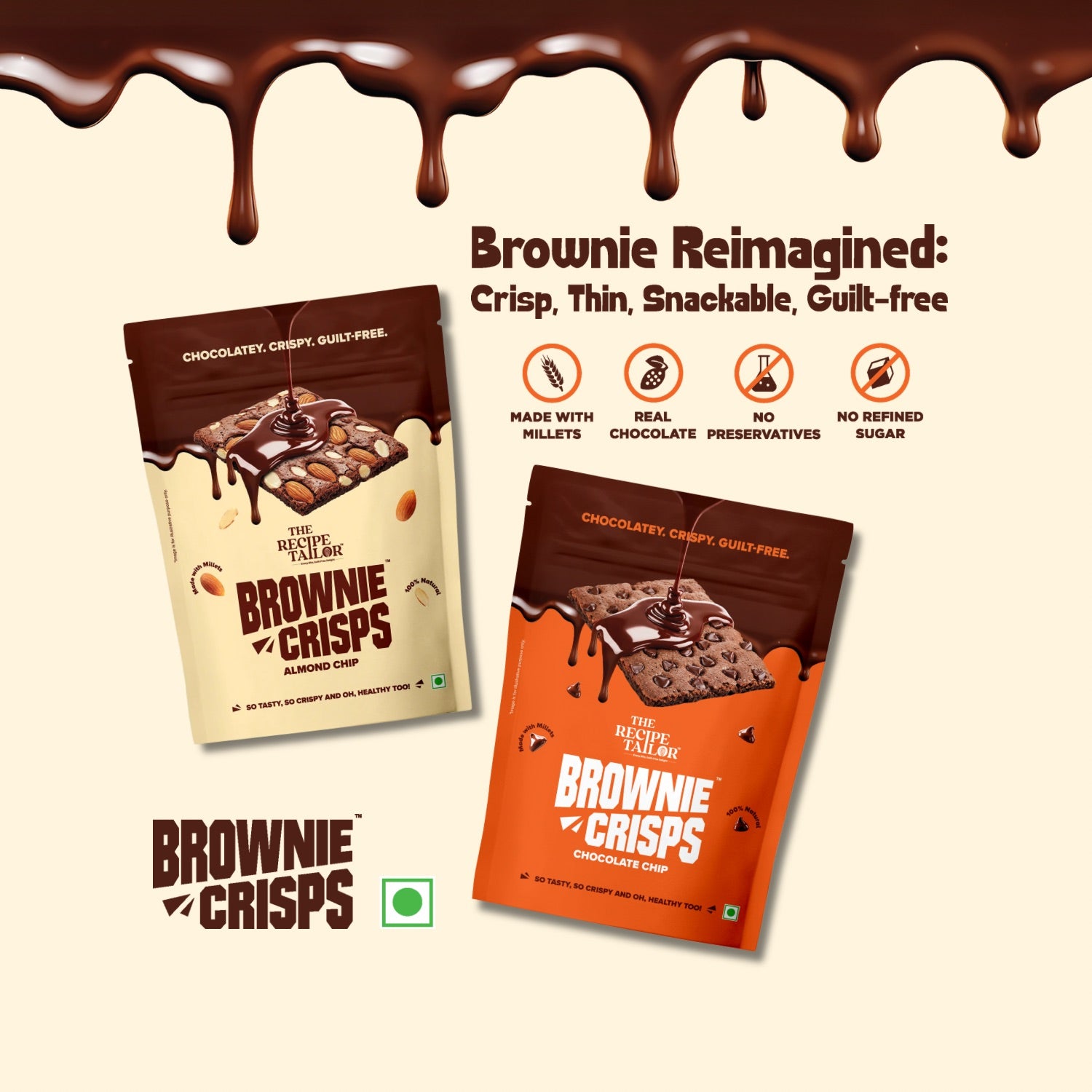 Brownie Crisps - Pack of 2