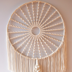 Macramé Sunburst Wall Hanging – Boho Statement Piece