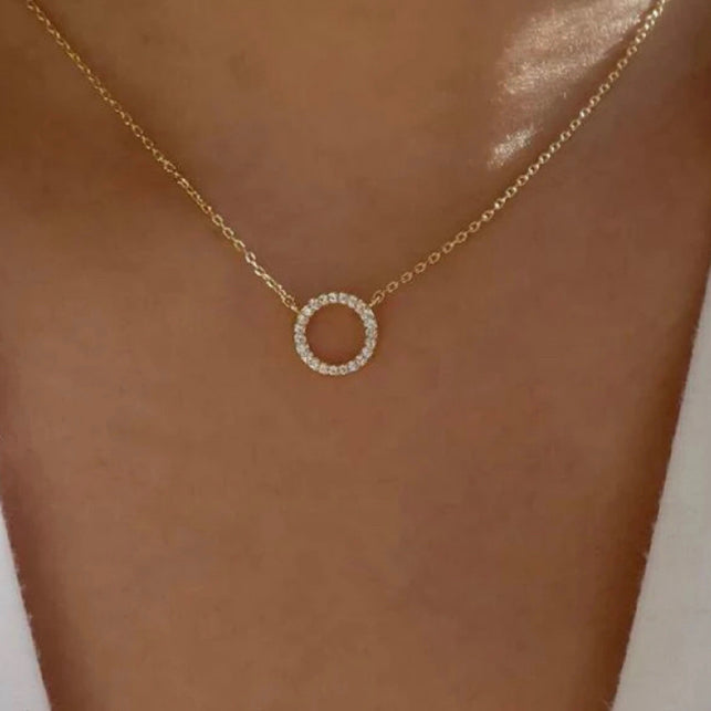 Minimalist Circle Necklace